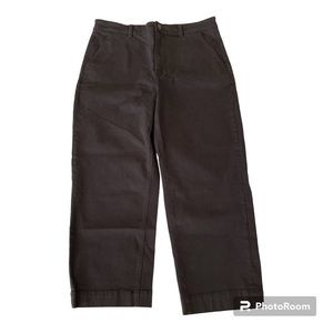 NWOT Everlane Straight Leg Regular Pants in Black, size 16